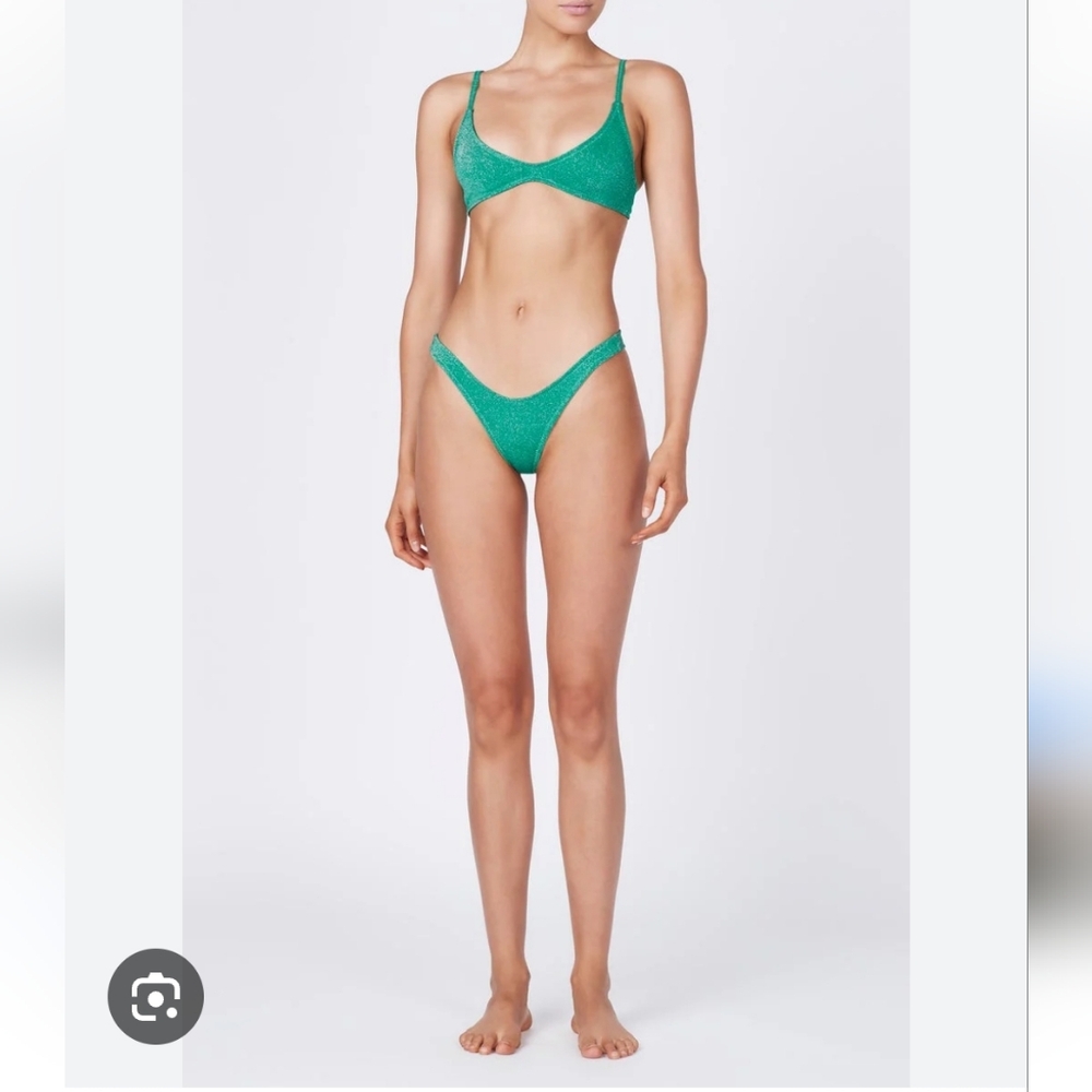 NWOT Triangl Maia Jaded Sparkle Bikini
